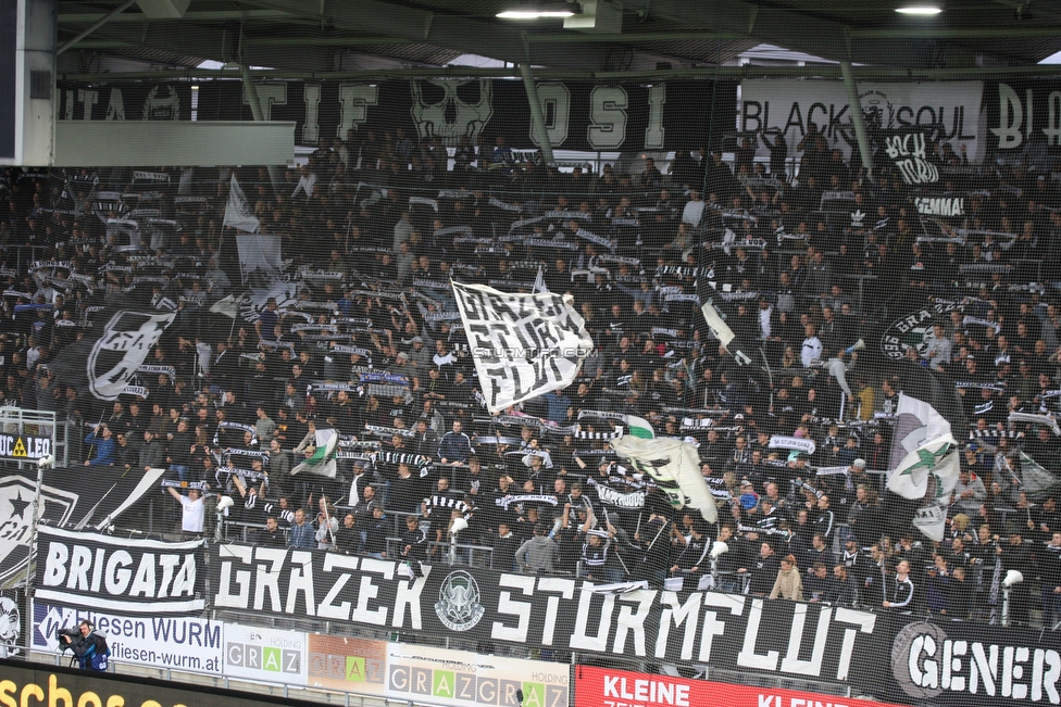 Sturm Graz - Mattersburg
Oesterreichische Fussball Bundesliga, 8. Runde, SK Sturm Graz - SV Mattersburg, Stadion Liebenau Graz, 22.09.2018. 

Foto zeigt Fans von Sturm
