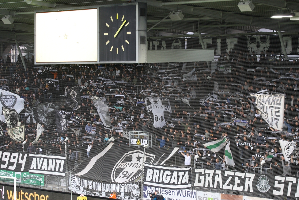 Sturm Graz - Mattersburg
Oesterreichische Fussball Bundesliga, 8. Runde, SK Sturm Graz - SV Mattersburg, Stadion Liebenau Graz, 22.09.2018. 

Foto zeigt Fans von Sturm
