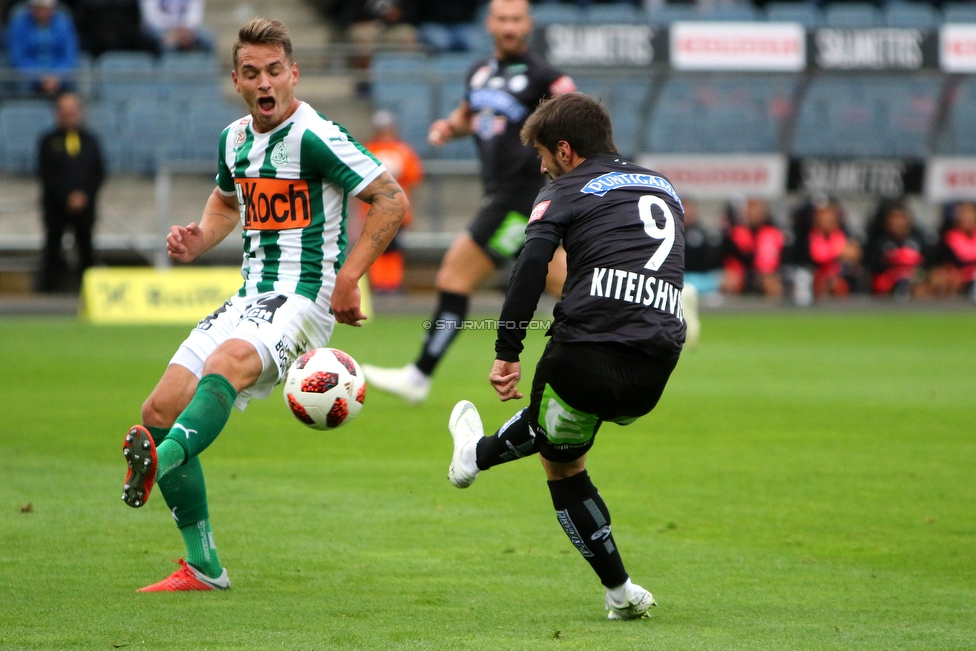 Sturm Graz - Mattersburg
Oesterreichische Fussball Bundesliga, 8. Runde, SK Sturm Graz - SV Mattersburg, Stadion Liebenau Graz, 22.09.2018. 

Foto zeigt Otar Kiteishvili (Sturm)
