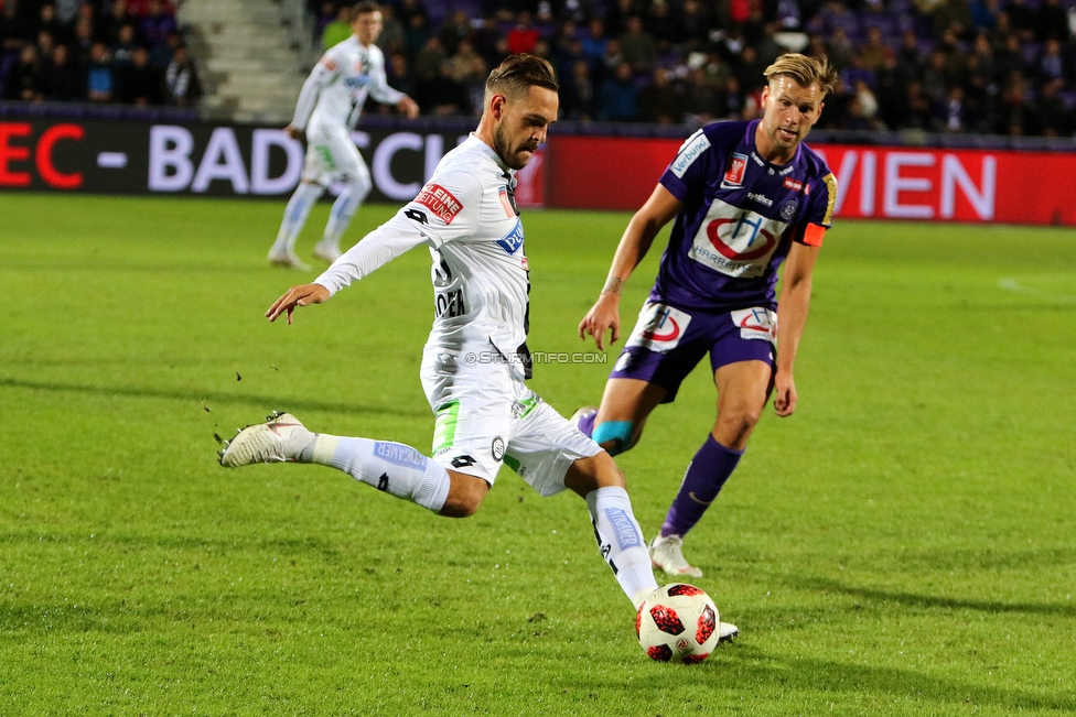 Austria Wien - Sturm Graz
OEFB Cup, 2. Runde, FK Austria Wien - SK Sturm Graz, Franz Horr Stadion Wien, 26.09.2018. 

Foto zeigt Lukas Spendlhofer (Sturm)
