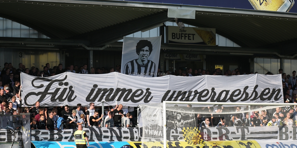 LASK - Sturm Graz
Oesterreichische Fussball Bundesliga, 9. Runde, LASK - SK Sturm Graz, Waldstadion Pasching, 30.09.2018. 

Foto zeigt Fans von LASK Linz
