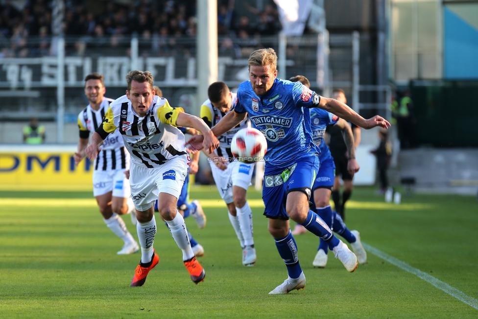 LASK - Sturm Graz
Oesterreichische Fussball Bundesliga, 9. Runde, LASK - SK Sturm Graz, Waldstadion Pasching, 30.09.2018. 

Foto zeigt Lukas Grozurek (Sturm)
