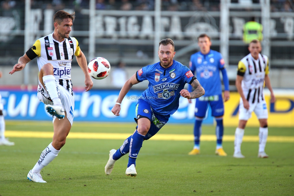 LASK - Sturm Graz
Oesterreichische Fussball Bundesliga, 9. Runde, LASK - SK Sturm Graz, Waldstadion Pasching, 30.09.2018. 

Foto zeigt Peter Zulj (Sturm)
