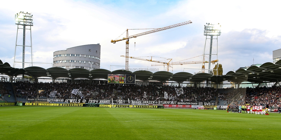 Sturm Graz - Salzburg
Oesterreichische Fussball Bundesliga, 10. Runde, SK Sturm Graz - FC RB Salzburg, Stadion Liebenau Graz, 07.10.2018. 

Foto zeigt Fans von Sturm
