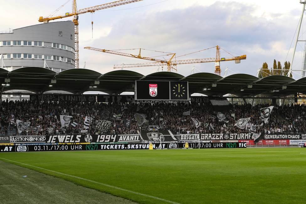 Sturm Graz - Salzburg
Oesterreichische Fussball Bundesliga, 10. Runde, SK Sturm Graz - FC RB Salzburg, Stadion Liebenau Graz, 07.10.2018. 

Foto zeigt Fans von Sturm
