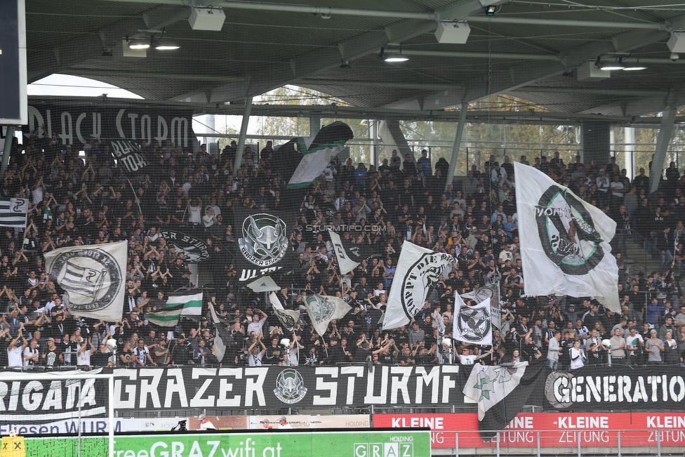 Sturm Graz - Salzburg
Oesterreichische Fussball Bundesliga, 10. Runde, SK Sturm Graz - FC RB Salzburg, Stadion Liebenau Graz, 07.10.2018. 

Foto zeigt Fans von Sturm
