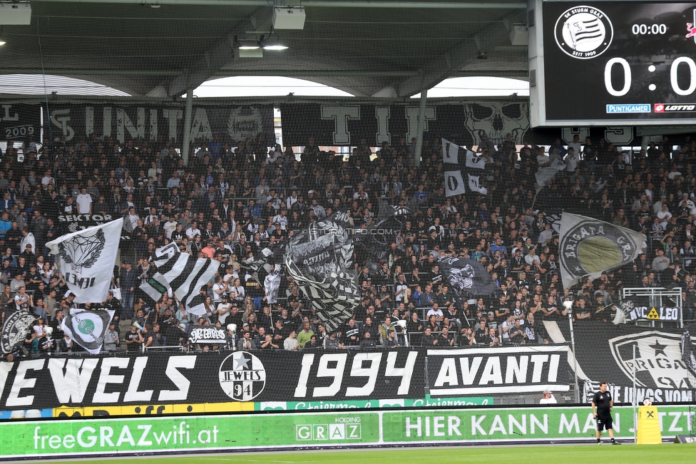 Sturm Graz - Salzburg
Oesterreichische Fussball Bundesliga, 10. Runde, SK Sturm Graz - FC RB Salzburg, Stadion Liebenau Graz, 07.10.2018. 

Foto zeigt Fans von Sturm
