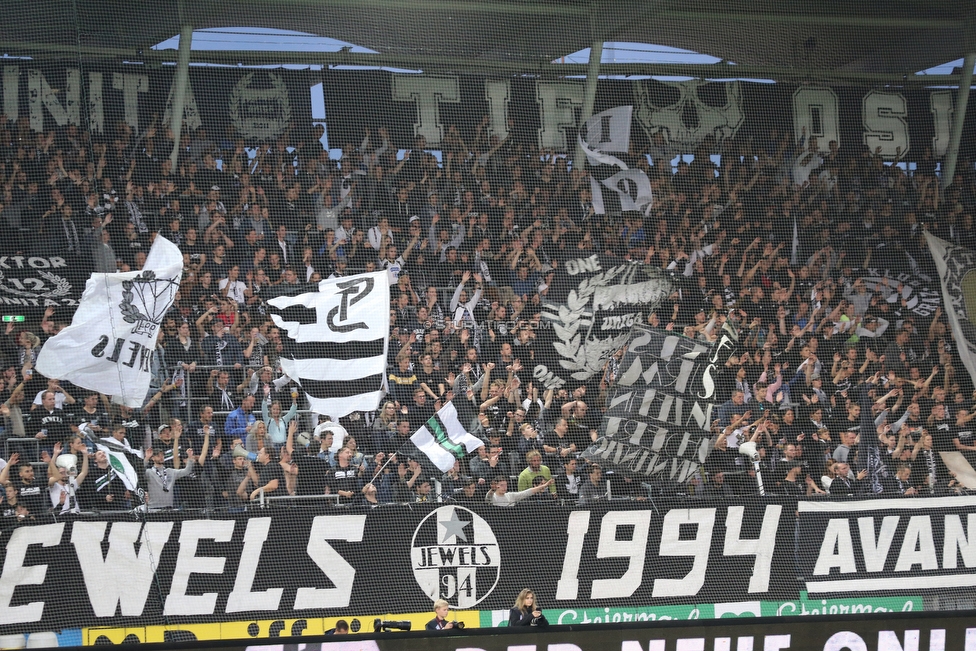 Sturm Graz - Salzburg
Oesterreichische Fussball Bundesliga, 10. Runde, SK Sturm Graz - FC RB Salzburg, Stadion Liebenau Graz, 07.10.2018. 

Foto zeigt Fans von Sturm
