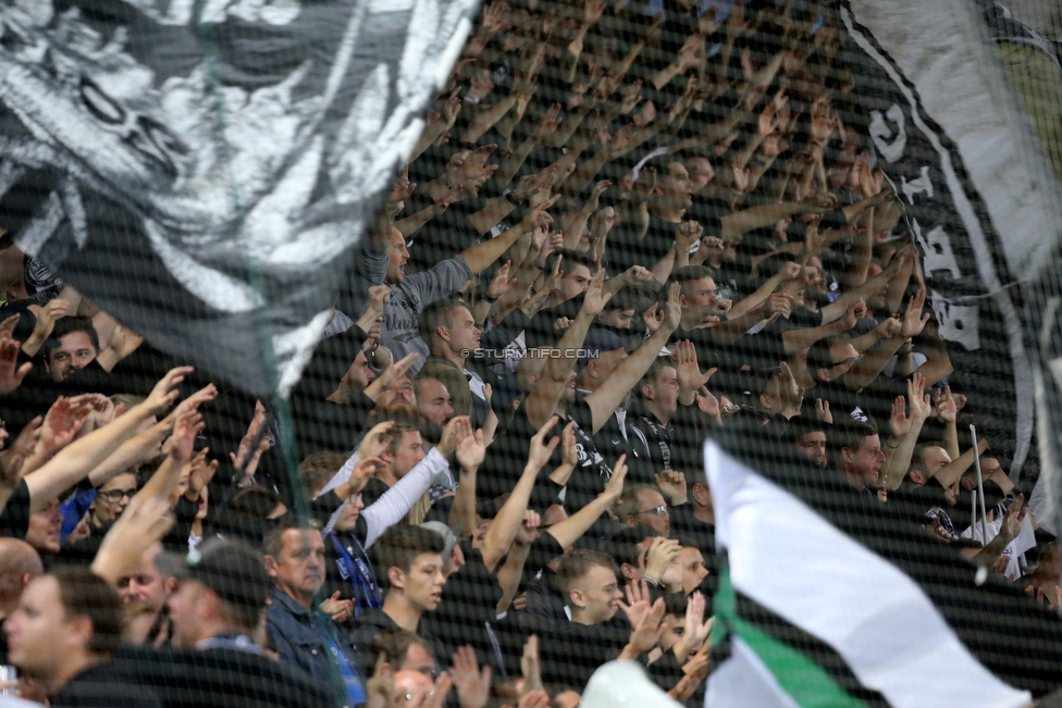 Sturm Graz - Salzburg
Oesterreichische Fussball Bundesliga, 10. Runde, SK Sturm Graz - FC RB Salzburg, Stadion Liebenau Graz, 07.10.2018. 

Foto zeigt Fans von Sturm
