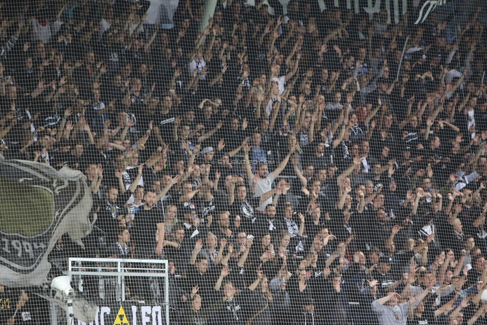 Sturm Graz - Salzburg
Oesterreichische Fussball Bundesliga, 10. Runde, SK Sturm Graz - FC RB Salzburg, Stadion Liebenau Graz, 07.10.2018. 

Foto zeigt Fans von Sturm
