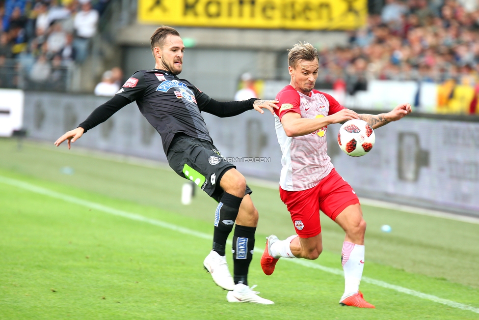 Sturm Graz - Salzburg
Oesterreichische Fussball Bundesliga, 10. Runde, SK Sturm Graz - FC RB Salzburg, Stadion Liebenau Graz, 07.10.2018. 

Foto zeigt Lukas Spendlhofer (Sturm)
