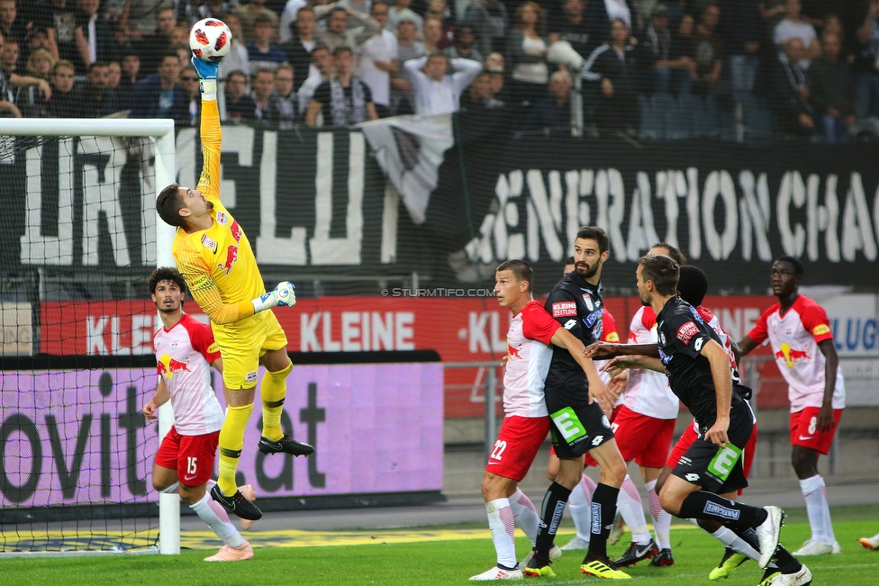 Sturm Graz - Salzburg
Oesterreichische Fussball Bundesliga, 10. Runde, SK Sturm Graz - FC RB Salzburg, Stadion Liebenau Graz, 07.10.2018. 

Foto zeigt Cican Stankovic (Salzburg)
