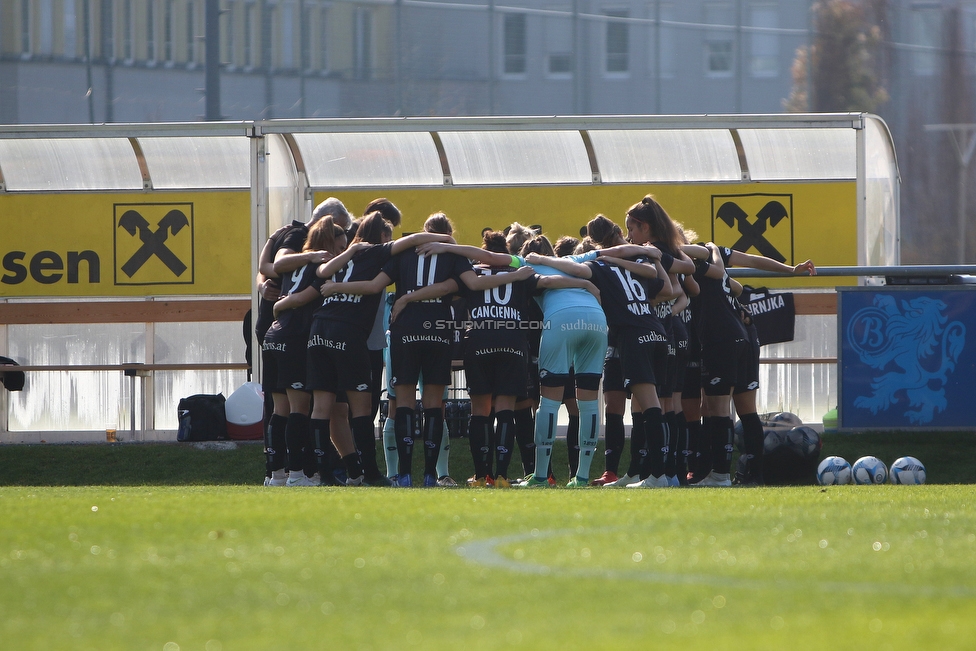 Sturm Damen - Suedburgenland
OEFB Frauen Bundesliga, 6. Runde,  SK Sturm Graz Damen - FC Suedburgenland, Trainingszentrum Messendor Graz, 13.10.2017. 

Foto zeigt die Mannschaft der Sturm Damen
