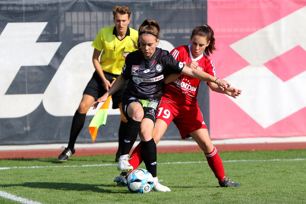 Sturm Damen - Suedburgenland
OEFB Frauen Bundesliga, 6. Runde,  SK Sturm Graz Damen - FC Suedburgenland, Trainingszentrum Messendor Graz, 13.10.2017. 

Foto zeigt Lisa Kolb (Sturm Damen)
