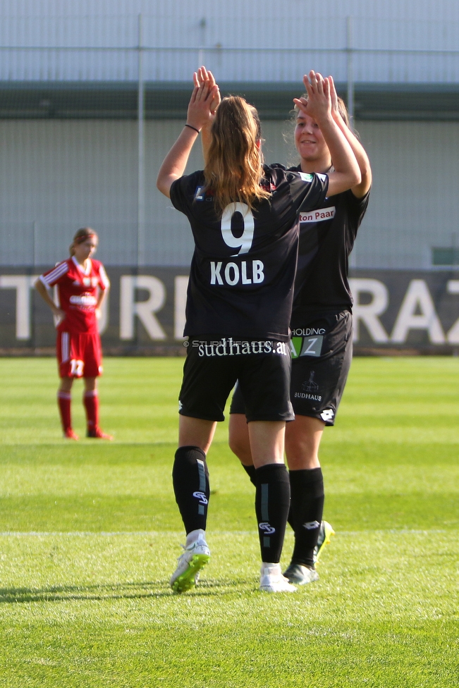 Sturm Damen - Suedburgenland
OEFB Frauen Bundesliga, 6. Runde,  SK Sturm Graz Damen - FC Suedburgenland, Trainingszentrum Messendor Graz, 13.10.2017. 

Foto zeigt Lisa Kolb (Sturm Damen)
