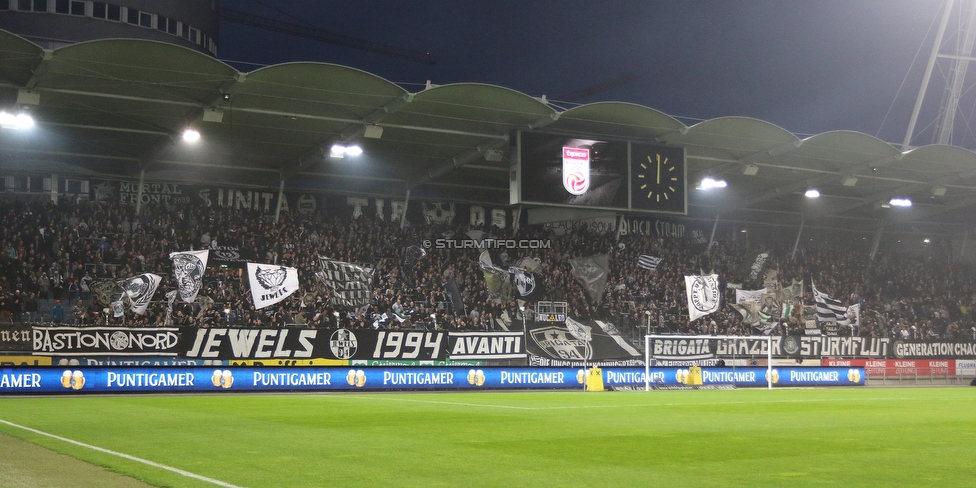 Sturm Graz - Innsbruck
Oesterreichische Fussball Bundesliga, 13. Runde, SK Sturm Graz - FC Wacker Innsbruck, Stadion Liebenau Graz, 03.11.2018. 

Foto zeigt Fans von Sturm
