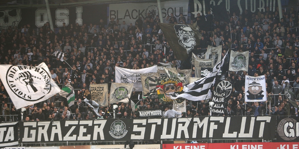 Sturm Graz - Innsbruck
Oesterreichische Fussball Bundesliga, 13. Runde, SK Sturm Graz - FC Wacker Innsbruck, Stadion Liebenau Graz, 03.11.2018. 

Foto zeigt Fans von Sturm
