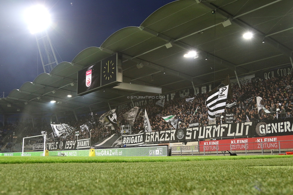Sturm Graz - Innsbruck
Oesterreichische Fussball Bundesliga, 13. Runde, SK Sturm Graz - FC Wacker Innsbruck, Stadion Liebenau Graz, 03.11.2018. 

Foto zeigt Fans von Sturm
