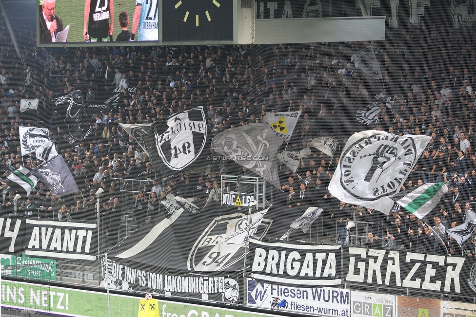 Sturm Graz - Innsbruck
Oesterreichische Fussball Bundesliga, 13. Runde, SK Sturm Graz - FC Wacker Innsbruck, Stadion Liebenau Graz, 03.11.2018. 

Foto zeigt Fans von Sturm
