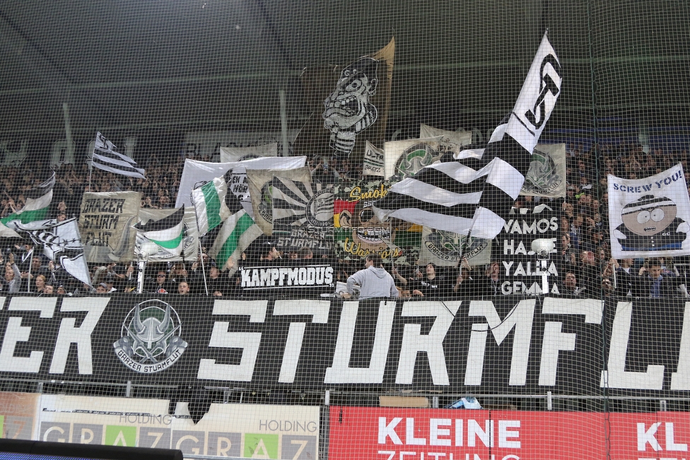 Sturm Graz - Innsbruck
Oesterreichische Fussball Bundesliga, 13. Runde, SK Sturm Graz - FC Wacker Innsbruck, Stadion Liebenau Graz, 03.11.2018. 

Foto zeigt Fans von Sturm
