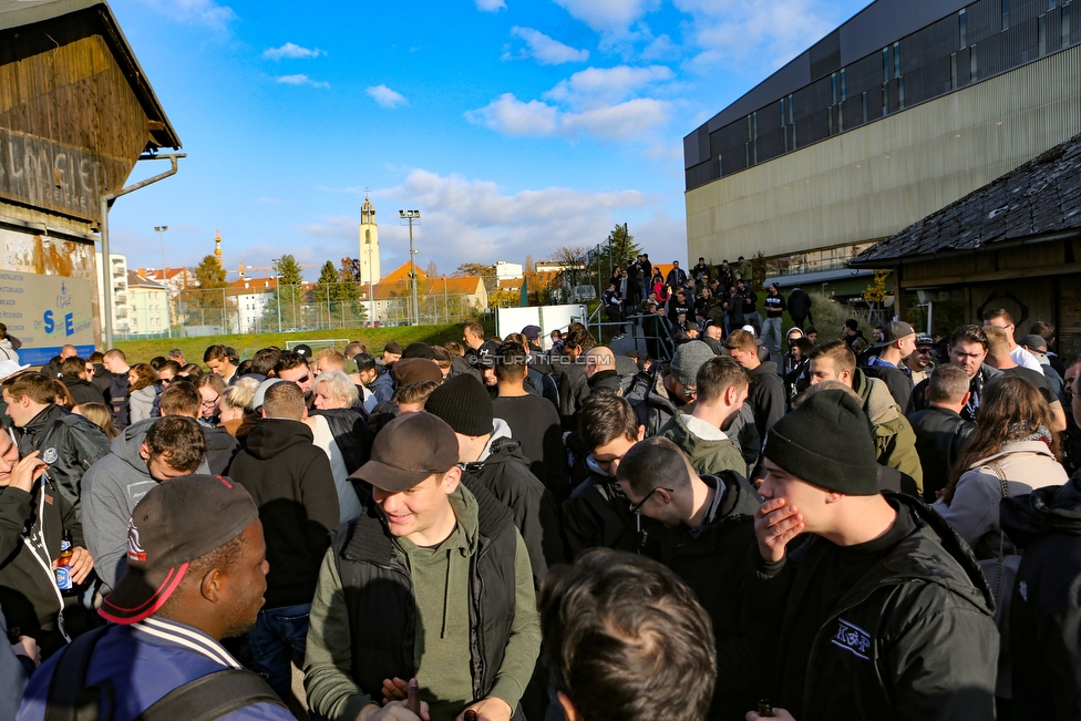 Sturm Graz - St. Poelten
Oesterreichische Fussball Bundesliga, 14. Runde, SK Sturm Graz - FC Wacker Innsbruck, Stadion Liebenau Graz, 10.11.2018. 

Foto zeigt den Fruehschoppen
