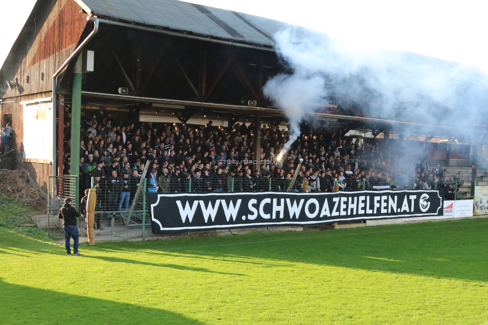 Sturm Graz - St. Poelten
Oesterreichische Fussball Bundesliga, 14. Runde, SK Sturm Graz - FC Wacker Innsbruck, Stadion Liebenau Graz, 10.11.2018. 

Foto zeigt Fans von Sturm
