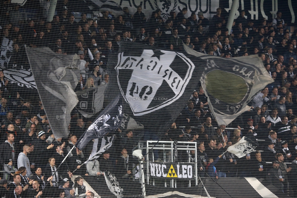 Sturm Graz - St. Poelten
Oesterreichische Fussball Bundesliga, 14. Runde, SK Sturm Graz - FC Wacker Innsbruck, Stadion Liebenau Graz, 10.11.2018. 

Foto zeigt Fans von Sturm
