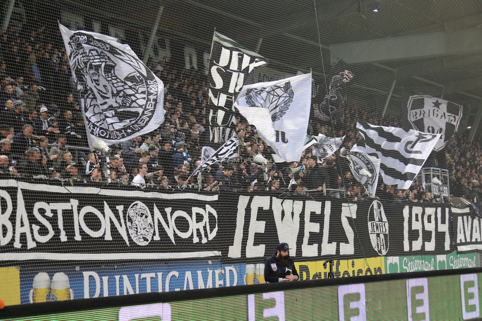 Sturm Graz - St. Poelten
Oesterreichische Fussball Bundesliga, 14. Runde, SK Sturm Graz - FC Wacker Innsbruck, Stadion Liebenau Graz, 10.11.2018. 

Foto zeigt Fans von Sturm
