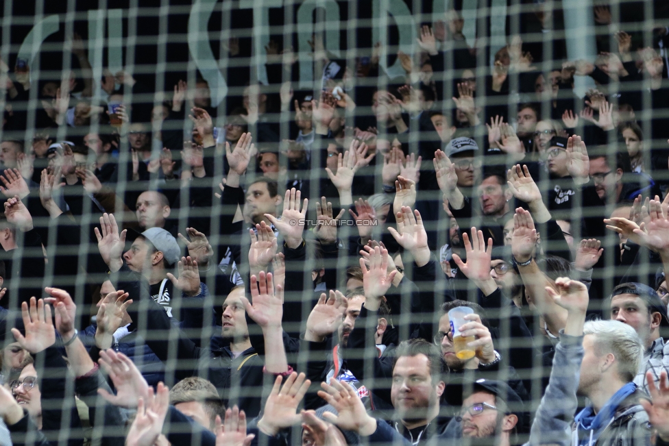 Sturm Graz - St. Poelten
Oesterreichische Fussball Bundesliga, 14. Runde, SK Sturm Graz - FC Wacker Innsbruck, Stadion Liebenau Graz, 10.11.2018. 

Foto zeigt Fans von Sturm
