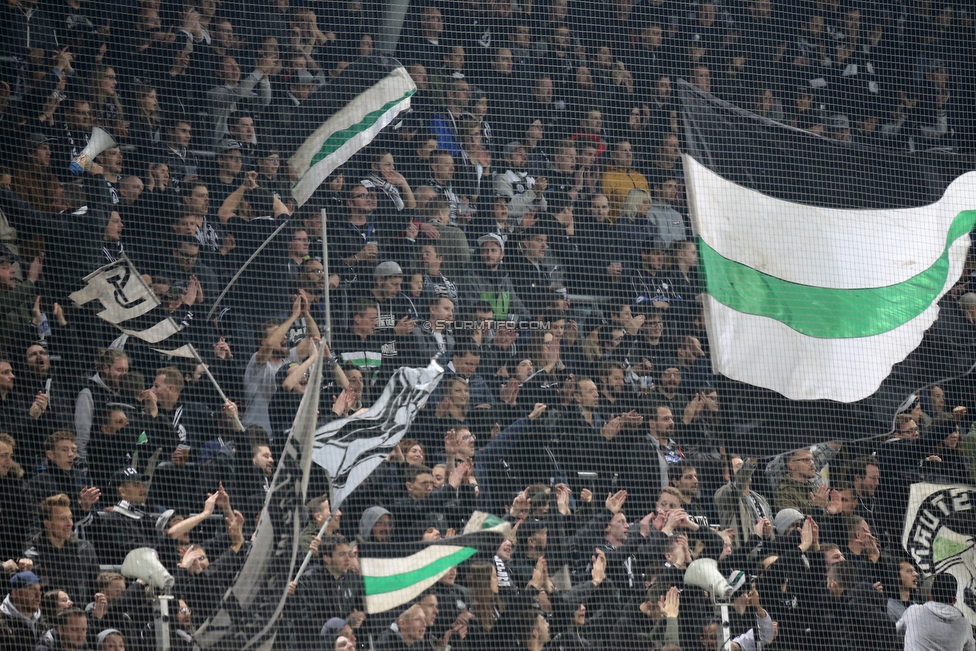 Sturm Graz - St. Poelten
Oesterreichische Fussball Bundesliga, 14. Runde, SK Sturm Graz - FC Wacker Innsbruck, Stadion Liebenau Graz, 10.11.2018. 

Foto zeigt Fans von Sturm
