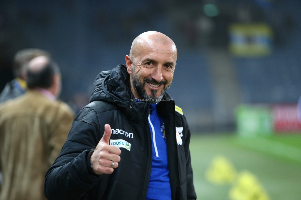 Sturm Graz - St. Poelten
Oesterreichische Fussball Bundesliga, 14. Runde, SK Sturm Graz - FC Wacker Innsbruck, Stadion Liebenau Graz, 10.11.2018. 

Foto zeigt Ranko Popovic (Cheftrainer St. Poelten)
