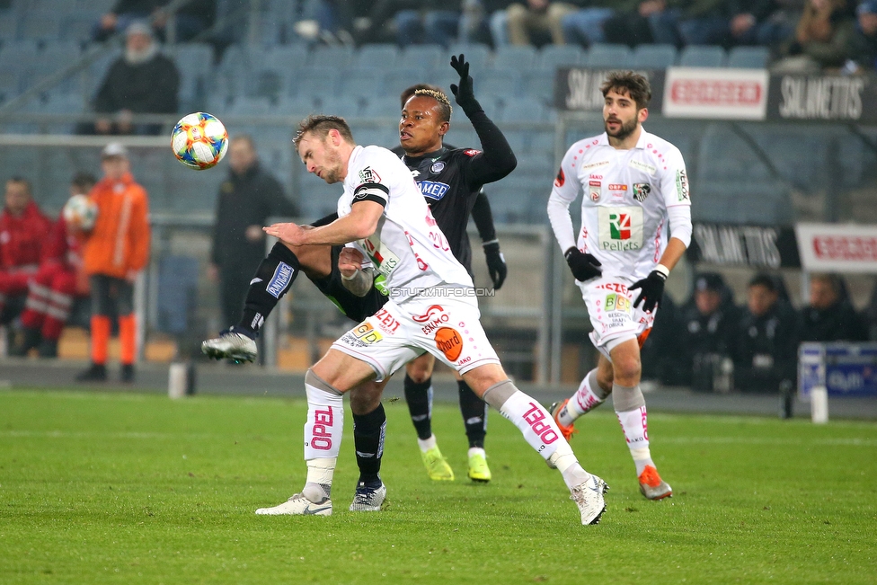 Sturm Graz - Wolfsberg
Oesterreichische Fussball Bundesliga, 16. Runde, SK Sturm Graz - Wolfsberger AC, Stadion Liebenau Graz, 02.12.2018. 

Foto zeigt Emeka Friday Eze (Sturm)
