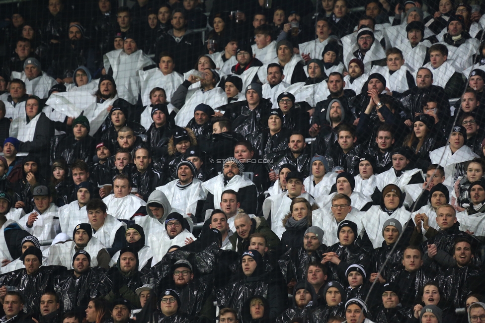 Rapid Wien - Sturm Graz
Oesterreichische Fussball Bundesliga, 17. Runde, SK Rapid Wien - SK Sturm Graz, Weststadion Wien, 09.12.2018. 

Foto zeigt Fans von Sturm
