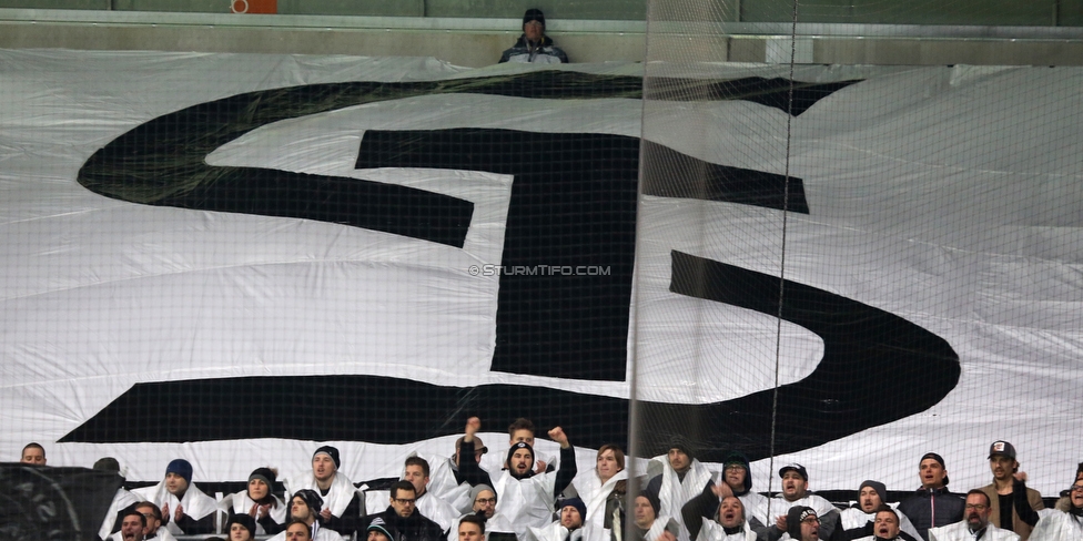 Rapid Wien - Sturm Graz
Oesterreichische Fussball Bundesliga, 17. Runde, SK Rapid Wien - SK Sturm Graz, Weststadion Wien, 09.12.2018. 

Foto zeigt Fans von Sturm
