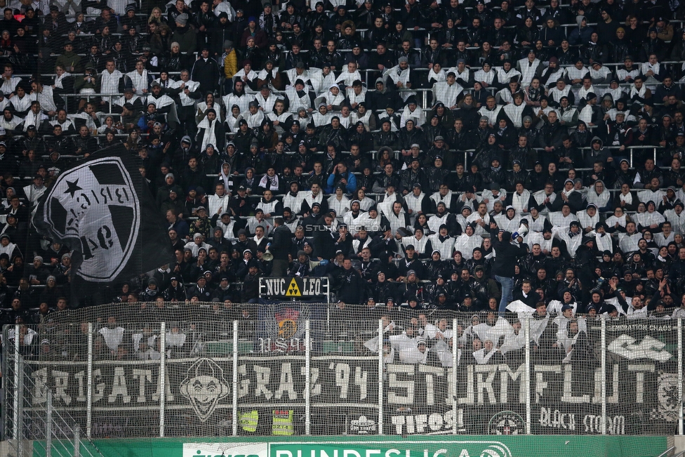 Rapid Wien - Sturm Graz
Oesterreichische Fussball Bundesliga, 17. Runde, SK Rapid Wien - SK Sturm Graz, Weststadion Wien, 09.12.2018. 

Foto zeigt Fans von Sturm
