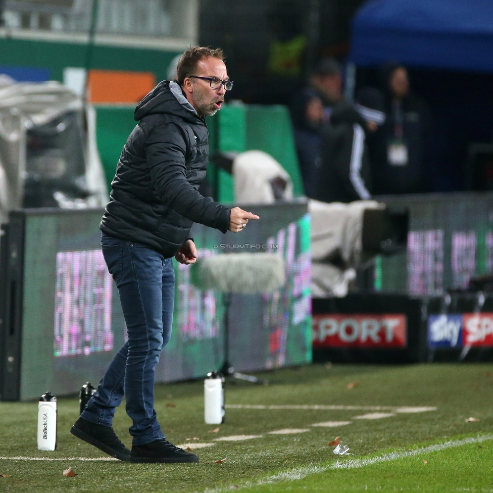 Rapid Wien - Sturm Graz
Oesterreichische Fussball Bundesliga, 17. Runde, SK Rapid Wien - SK Sturm Graz, Weststadion Wien, 09.12.2018. 

Foto zeigt Roman Maehlich (Cheftrainer Sturm)
