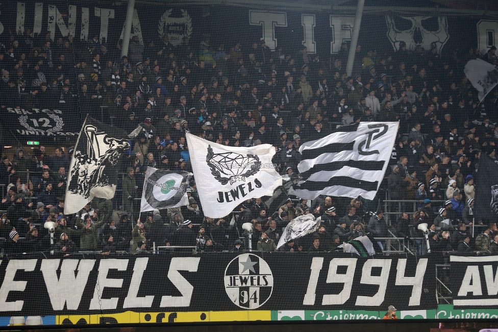 Sturm Graz - Admira Wacker
Oesterreichische Fussball Bundesliga, 18. Runde, SK Sturm Graz - FC Admira Wacker Moedling, Stadion Liebenau Graz, 15.12.2018. 

Foto zeigt Fans von Sturm
