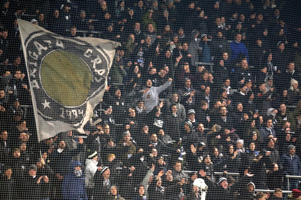 Sturm Graz - Admira Wacker
Oesterreichische Fussball Bundesliga, 18. Runde, SK Sturm Graz - FC Admira Wacker Moedling, Stadion Liebenau Graz, 15.12.2018. 

Foto zeigt Fans von Sturm
