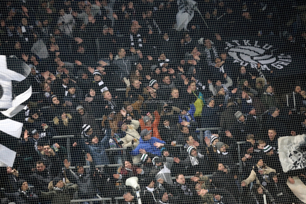 Sturm Graz - Admira Wacker
Oesterreichische Fussball Bundesliga, 18. Runde, SK Sturm Graz - FC Admira Wacker Moedling, Stadion Liebenau Graz, 15.12.2018. 

Foto zeigt Fans von Sturm
