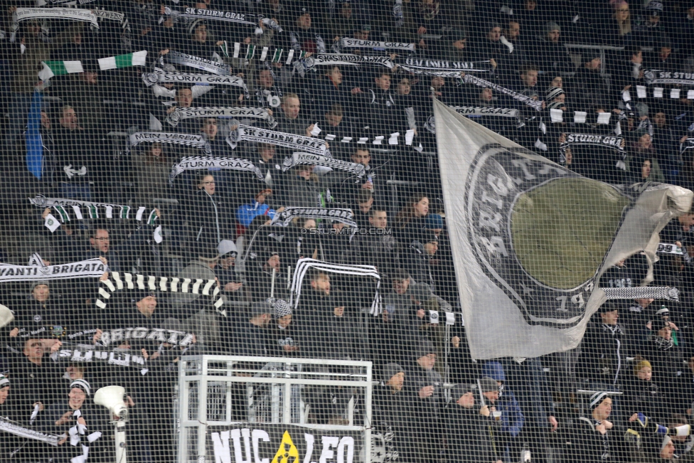 Sturm Graz - Admira Wacker
Oesterreichische Fussball Bundesliga, 18. Runde, SK Sturm Graz - FC Admira Wacker Moedling, Stadion Liebenau Graz, 15.12.2018. 

Foto zeigt Fans von Sturm
