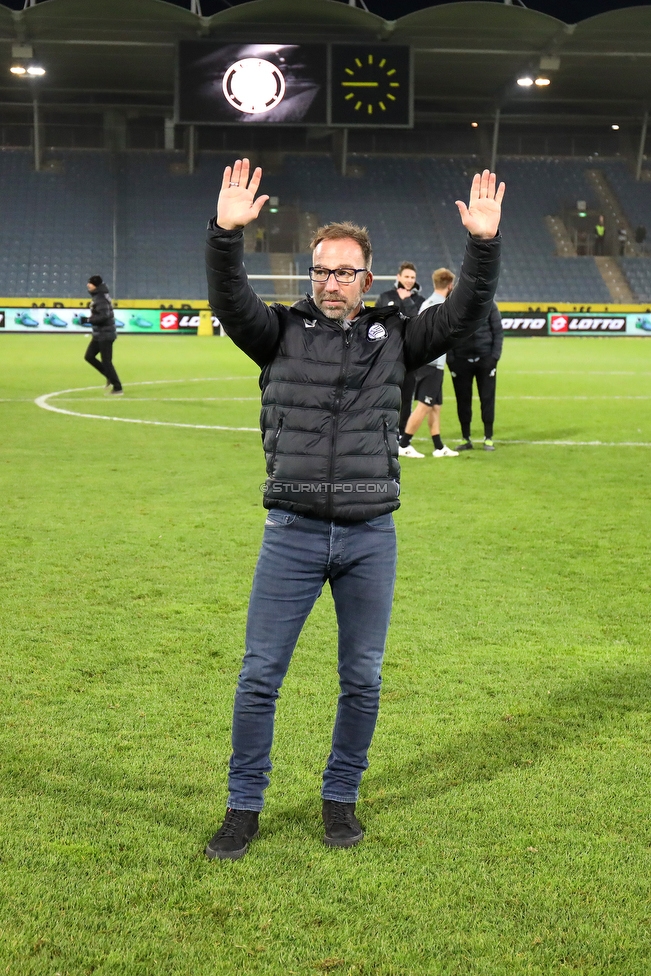 Sturm Graz - Admira Wacker
Oesterreichische Fussball Bundesliga, 18. Runde, SK Sturm Graz - FC Admira Wacker Moedling, Stadion Liebenau Graz, 15.12.2018. 

Foto zeigt Roman Maehlich (Cheftrainer Sturm)
