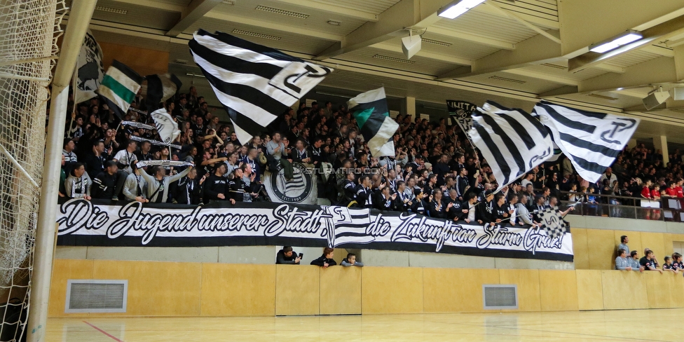 9. Sturm Nachwuchscup
SK Sturm Graz Nachwuchscup, ASVOE Halle Graz, 05.01.2019.

Foto zeigt Fans von Sturm
