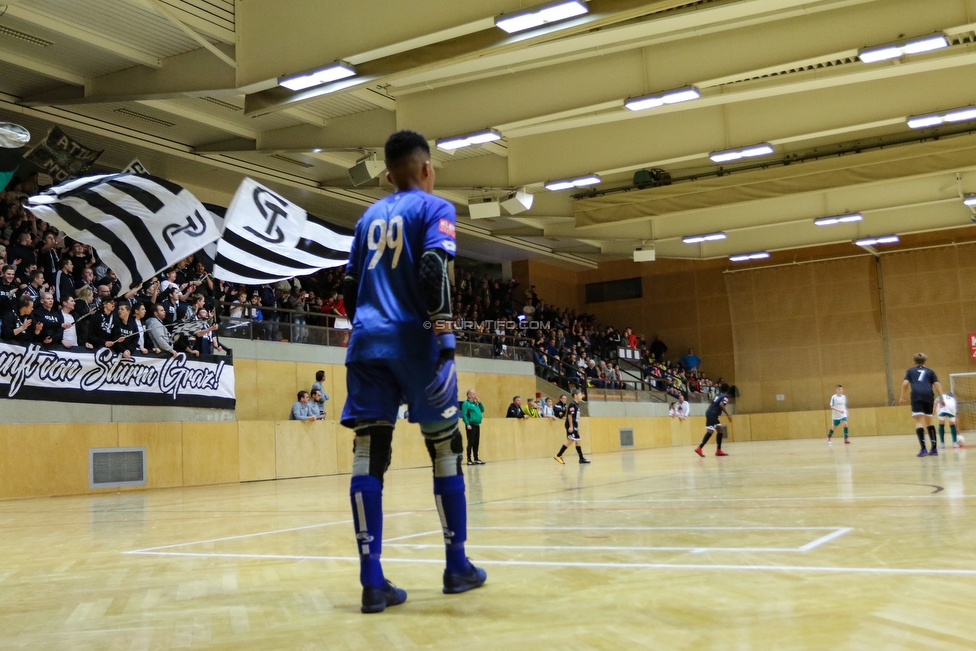 9. Sturm Nachwuchscup
SK Sturm Graz Nachwuchscup, ASVOE Halle Graz, 05.01.2019.

Foto zeigt Fans von Sturm und Spieler
