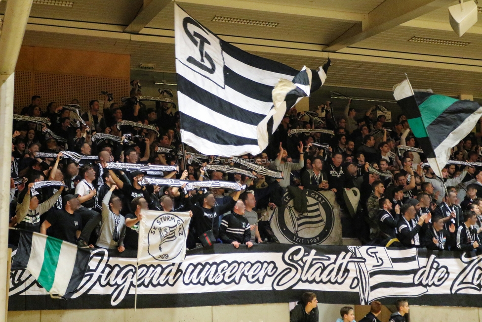 9. Sturm Nachwuchscup
SK Sturm Graz Nachwuchscup, ASVOE Halle Graz, 05.01.2019.

Foto zeigt Fans von Sturm
