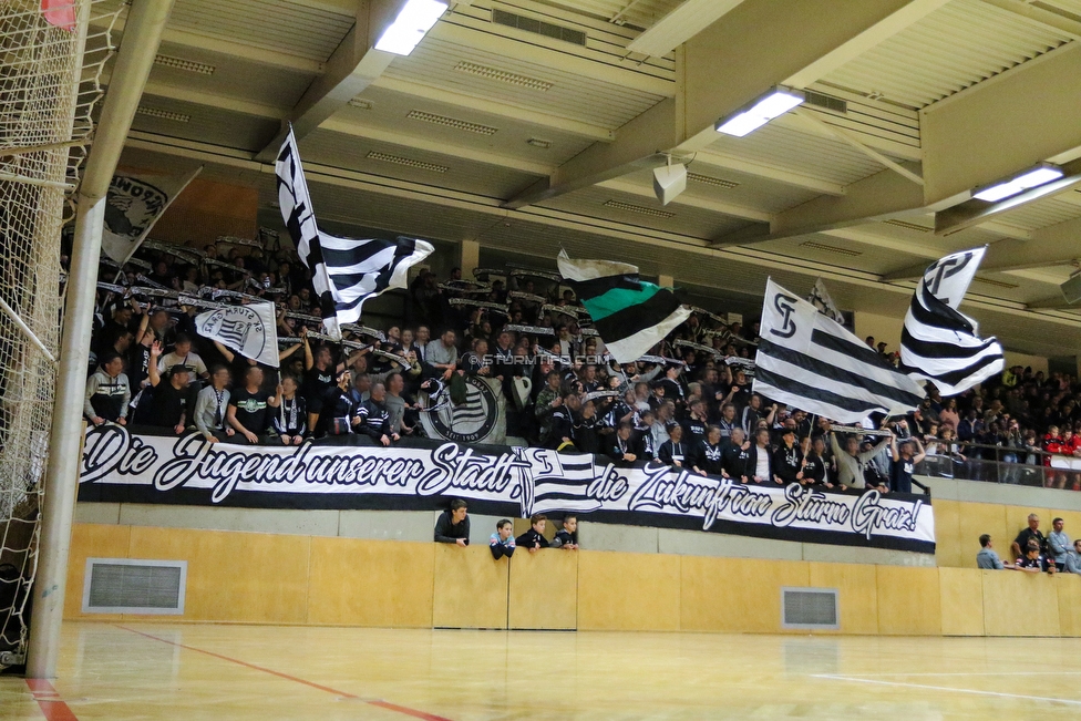 9. Sturm Nachwuchscup
SK Sturm Graz Nachwuchscup, ASVOE Halle Graz, 05.01.2019.

Foto zeigt Fans von Sturm
