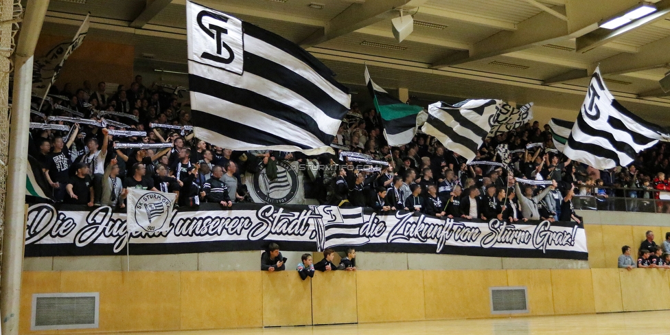 9. Sturm Nachwuchscup
SK Sturm Graz Nachwuchscup, ASVOE Halle Graz, 05.01.2019.

Foto zeigt Fans von Sturm
