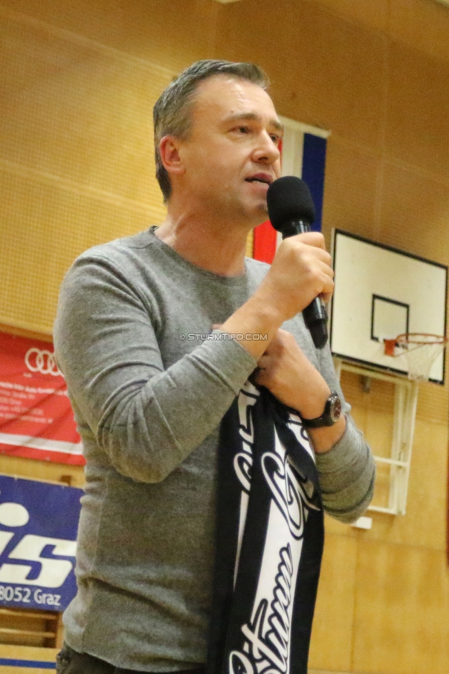 9. Sturm Nachwuchscup
SK Sturm Graz Nachwuchscup, ASVOE Halle Graz, 05.01.2019.

Foto zeigt Christian Jauk (Praesident Sturm)
