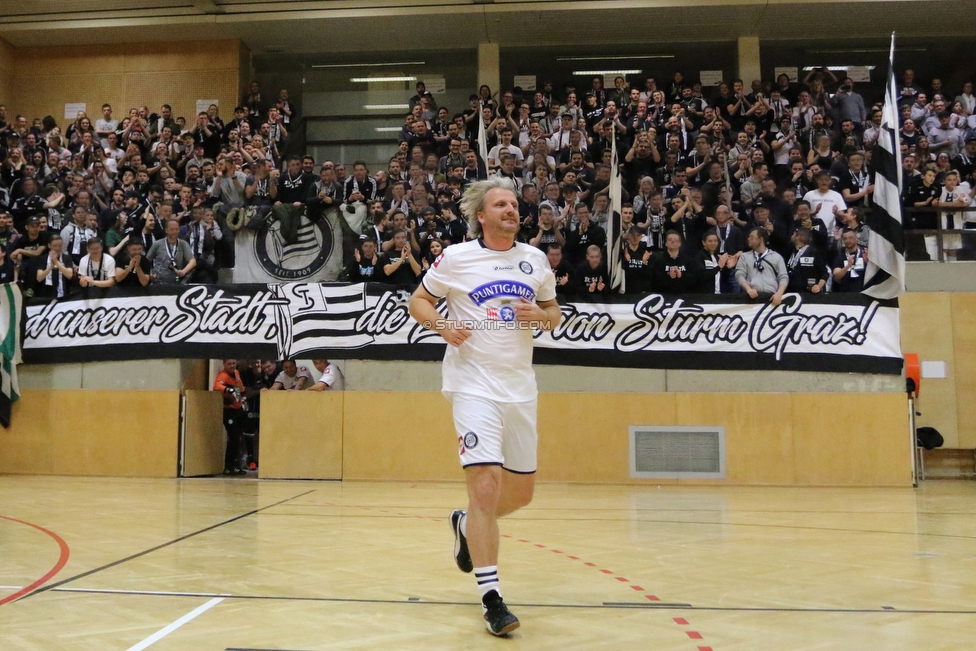 9. Sturm Nachwuchscup
SK Sturm Graz Nachwuchscup, ASVOE Halle Graz, 05.01.2019.

Foto zeigt die Legendenmannschaft von Sturm mit Markus Schopp (Cheftrainer Hartberg)
