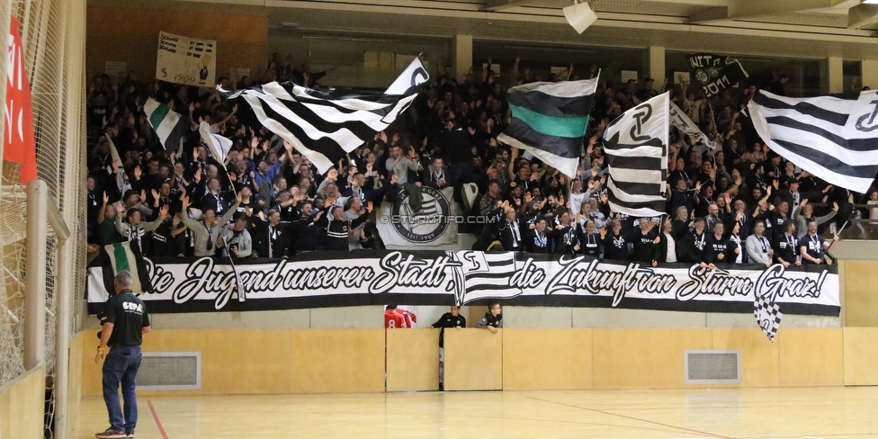 9. Sturm Nachwuchscup
SK Sturm Graz Nachwuchscup, ASVOE Halle Graz, 05.01.2019.

Foto zeigt Fans von Sturm
