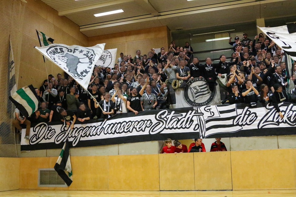 9. Sturm Nachwuchscup
SK Sturm Graz Nachwuchscup, ASVOE Halle Graz, 05.01.2019.

Foto zeigt Fans von Sturm
